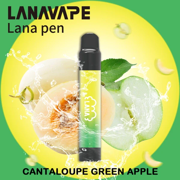 【哈密瓜蘋果】LANA 2000口一次性電子煙 LANA PEN 抛棄式