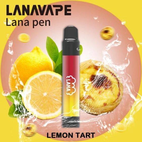 【檸檬撻】LANA 2000口一次性電子煙 LANA PEN 抛棄式